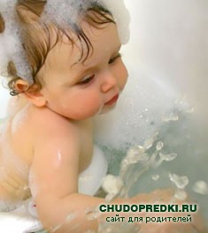 Купание новорожденного